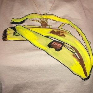 Authentic Fendi banana peel t shirt